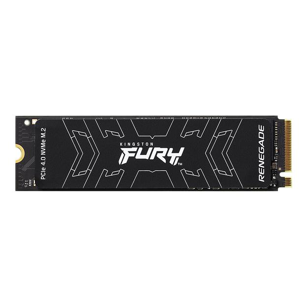 SSD Kingston FURY Renegade 500Гб, M.2 2280, NVMe, Retail, TLC, PCIe4.0, Чтение:7300мб/с, Запись:3900мб/с, радиатор, совместимость с PS5 (SFYRS/500G) фото 1