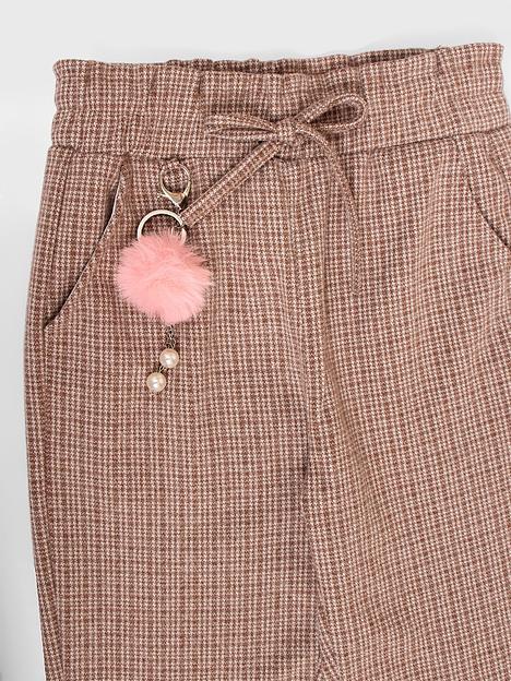 Брюки для девочки Соль&Перец коричневый, арт.SP2135 ОПТ фото 6