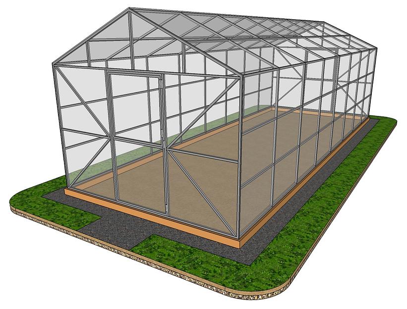 Теплица "ДВ Домик" фото 1