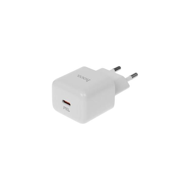 Сетевое зарядное устройство Hoco N32 Glory White, USB-C, 30Вт, 3A, белый фото 1