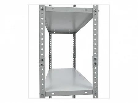 Стеллаж ES 150KD/75x30/4 (120 кг на секцию) оцинкованный ОПТ фото 5