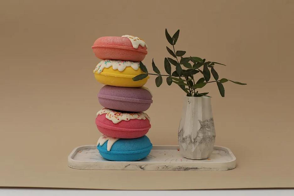 Бомбочка для ванны Eden touch «Пончик с пралине» 200 г фото 3