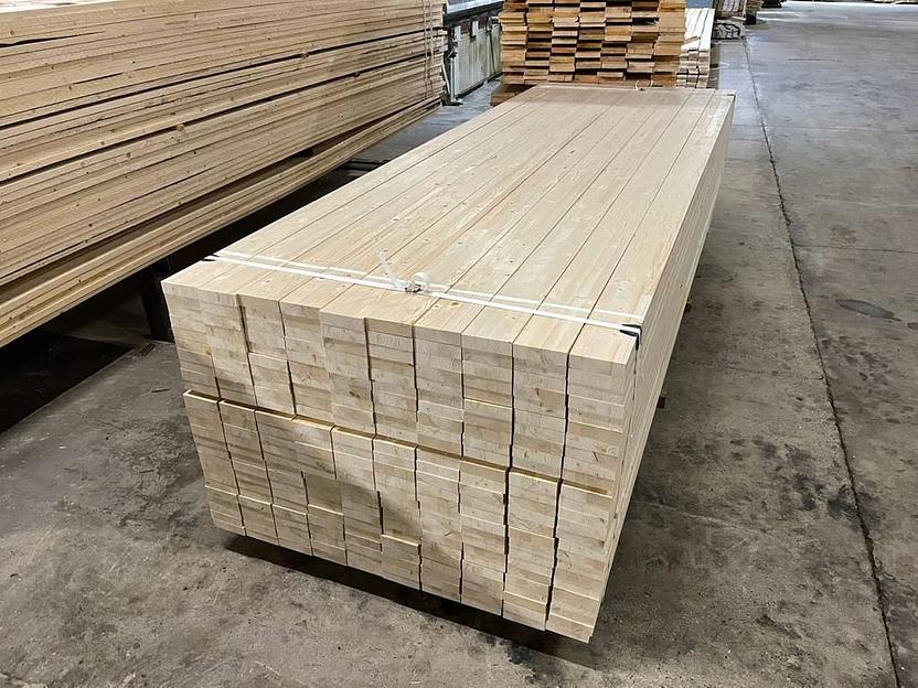 Доска строганная 45х120 (ель, сосна) сорт АВ фото 2