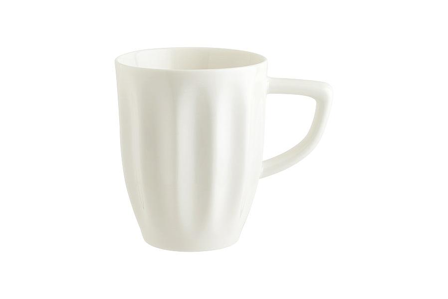 Кружка 320 мл. d=82 мм. h=105 мм. Белый, форма Ро /1/6/ фото 1