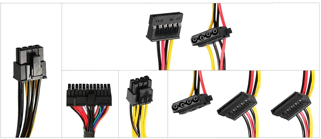 Блок питания KingPrice TFX 350W KPPSU350 (20+4pin) 80mm fan 3xSATA фото 8