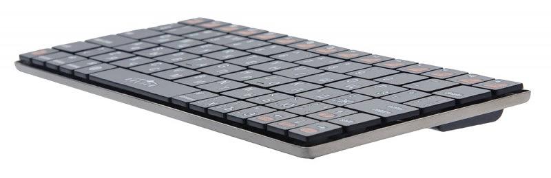 Клавиатура Оклик 840S черный беспроводная BT slim фото 3