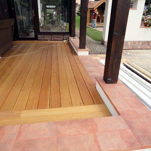 Террасная доска «Термоберёза» (прямой планкен) опт фото 5