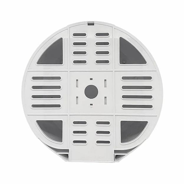 Диспенсер туалетной бумаги N1 «Стандарт» корпус белый, нижнее стекло серое HOR-22110602 опт фото 6