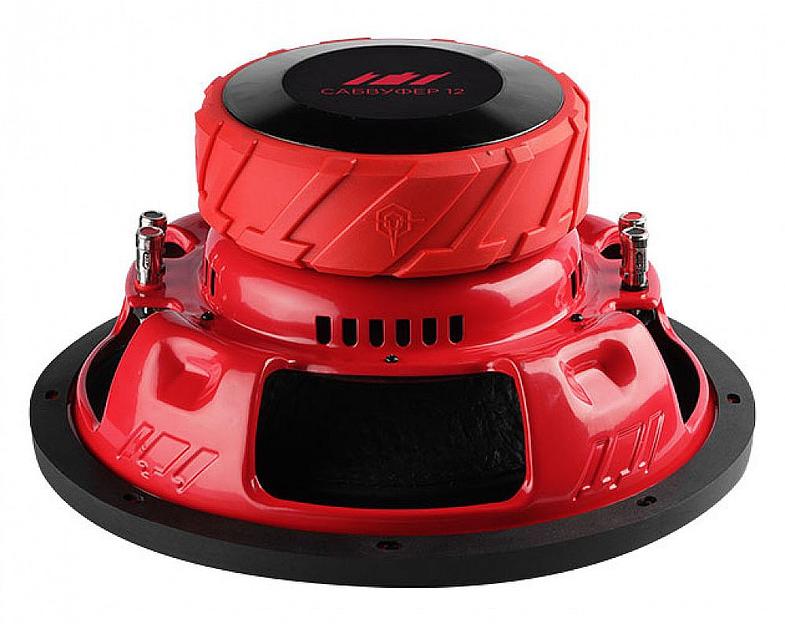 Сабвуфер автомобильный Ural ТТ 12 КРАСНЫЙ 500Вт пассивный (30см/12") фото 2