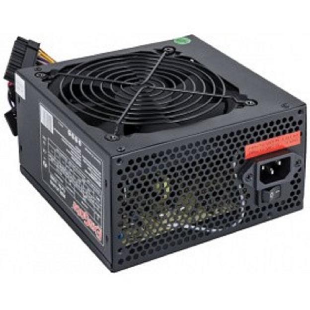 Exegate EX219459RUS-S Блок питания 400W Exegate XP400, ATX, SC, black, 12cm fan, 24p+4p, 3*SATA, 2*IDE, FDD + кабель 220V с защитой от выдергивания фото 1