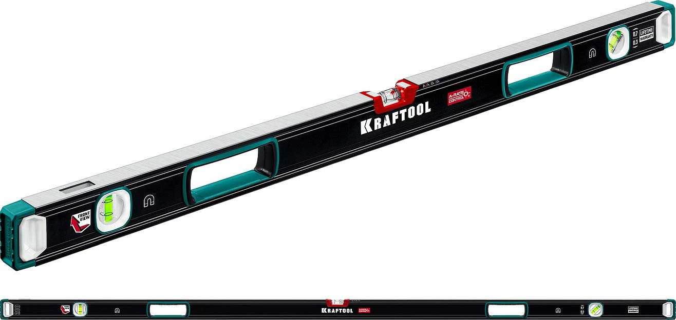 KRAFTOOL A-RATE CONTROL, 2000 мм, точность 0.3 мм/м, с зеркальным глазком, сверхпрочный магнитный уровень (34988-200) фото 1