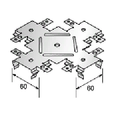 Удлинитель профиля П60/27 опт фото 2