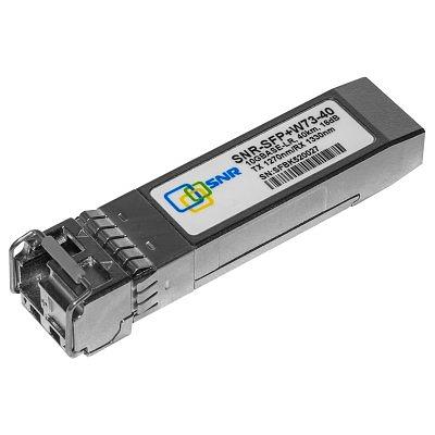SNR Модуль SFP+ WDM, дальность до 40км (16dB), 1270нм (SNR-SFP+W73-40) фото 1