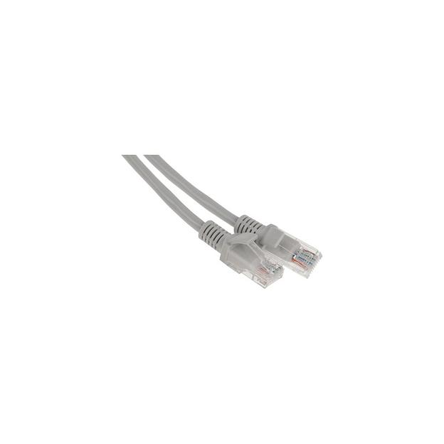 Патч-корд PREMIER PP12-1M литой (molded), UTP, кат.5E, 1м, 4 пары, 26AWG, алюминий омедненный, многожильный, серый фото 1
