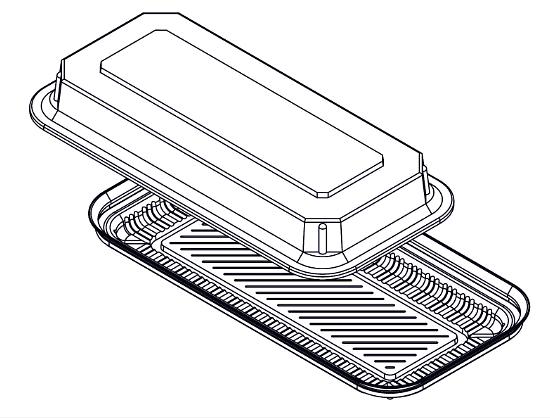 Контейнер Коррекс Л-22 для суши и роллов ОПТ фото 2