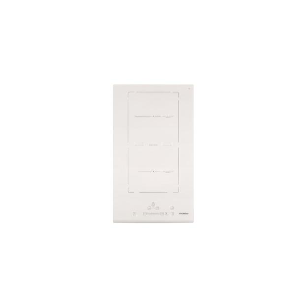 Индукционная варочная поверхность Hyundai HHI 3772 WG, конфорок: 2 шт., независимая, белый фото 1