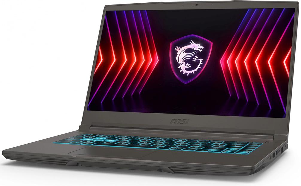 Ноутбук MSI Thin 15 B12VE-2075XRU Core i5 12450H 16Gb SSD1Tb NVIDIA GeForce RTX4050 6Gb 15.6" IPS FHD (1920x1080) noOS grey space WiFi BT Cam (9S7-16R831-2075) фото 2