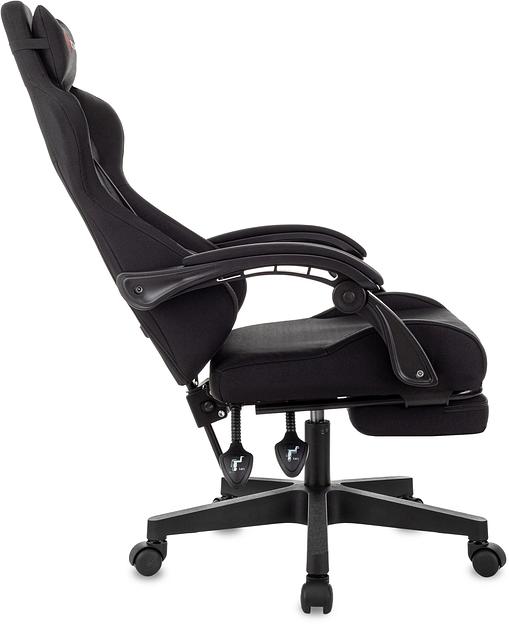 Кресло игровое Zombie Shadow черный Neo Black крестов. пластик подст.для ног фото 9