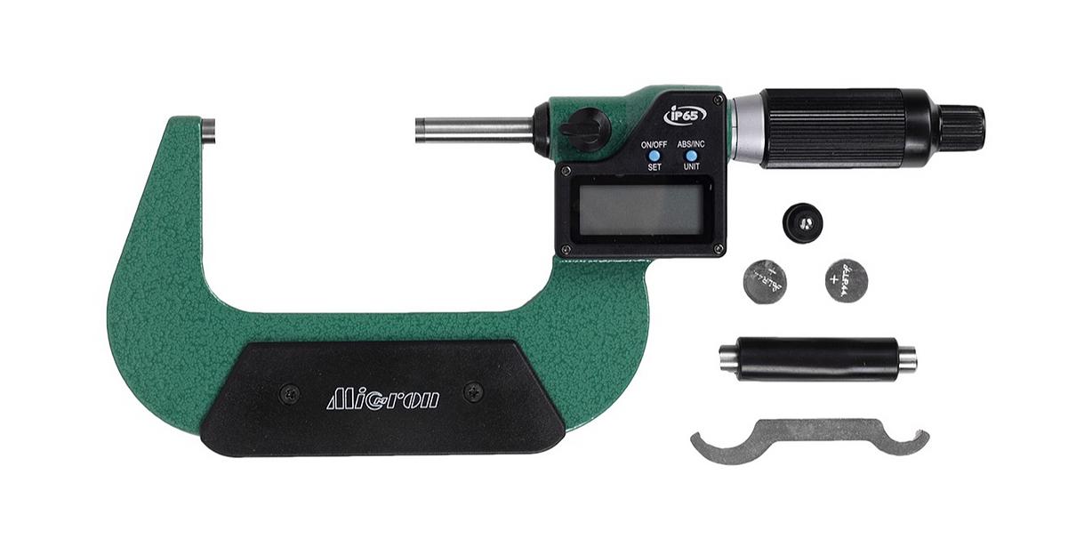 Микрометр гладкий МКЦ-  50 0,001 электр. 2-кн. IP65 МИК PRO с поверкой фото 1