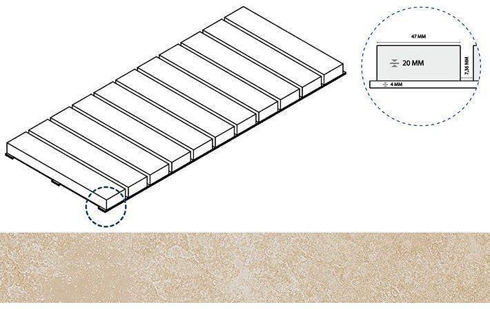 Керамогранит Italon Materia X2 Решетка Стрим 20 Magnesio фото 1