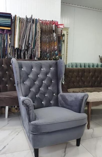 Кресло интерьерное в английском стиле фото 4