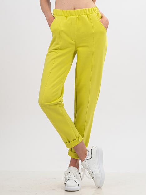 Джоггеры со стрелкой женские, зеленый блеск, опт фото 1