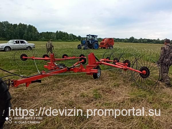 Грабли ворошилки ГВВ-6 с двумя гидроцилиндрами фото 6