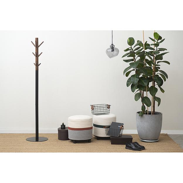 Пуф Andrin, светло-бежевый/зеленый фото 2