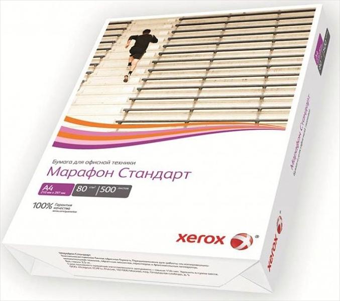 Бумага Бумага XEROX Марафон Стандарт A4 80г/м2 500 листов (кратно 5 шт) (450L90649) фото 1