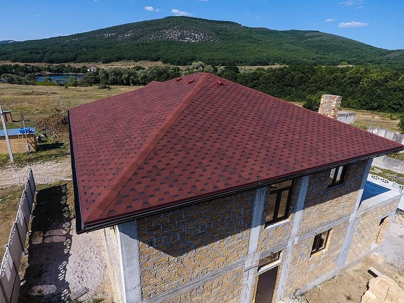 Гибкая черепица Döcke PIE Premium «Шеффилд» клубника опт фото 7