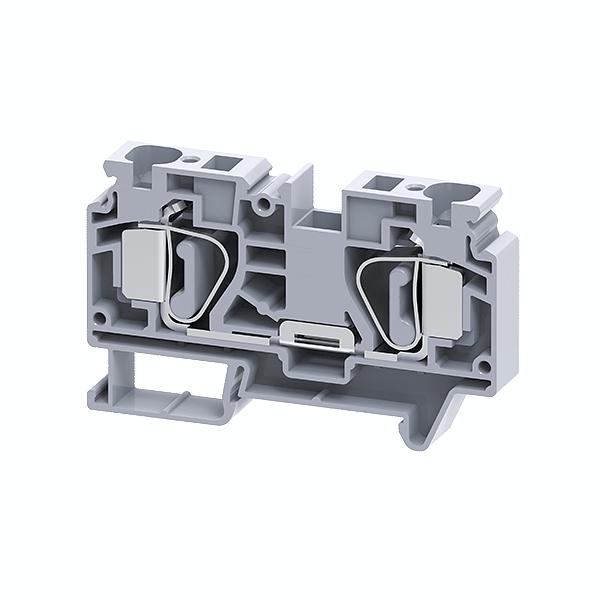 Клемма проходная 16 кв.мм пружинная OptiClip CSC-16-I-76A-(1,5-16)-серый фото 2