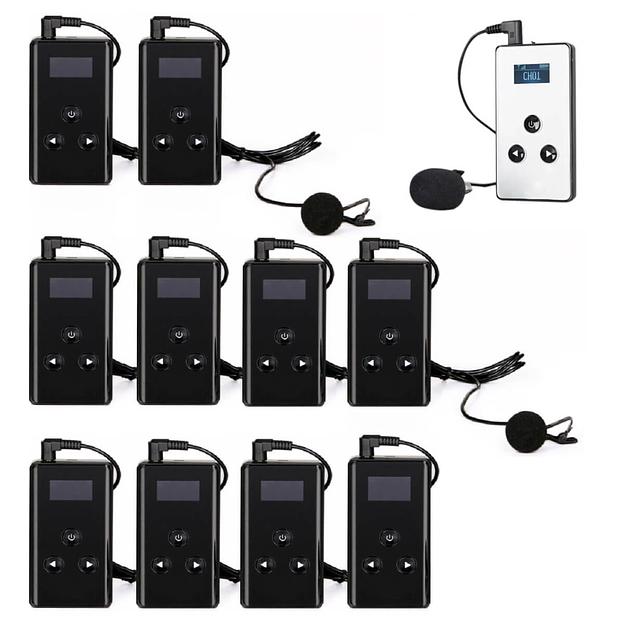 Беспроводная радиогид система на 10 персон SGTR12 фото 1