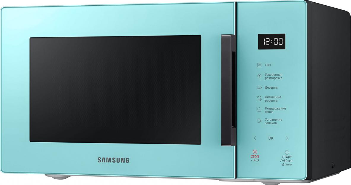 Микроволновая Печь Samsung MS23T5018AN/BW 23л. 800Вт нежная мята фото 3