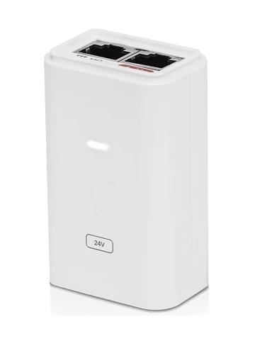 Инжектор Ubiquiti POE-24-24W-G-WH, Gigabit PoE Injector, 24V/1A (24W), white (POE-24-24W-G-WH) фото 1