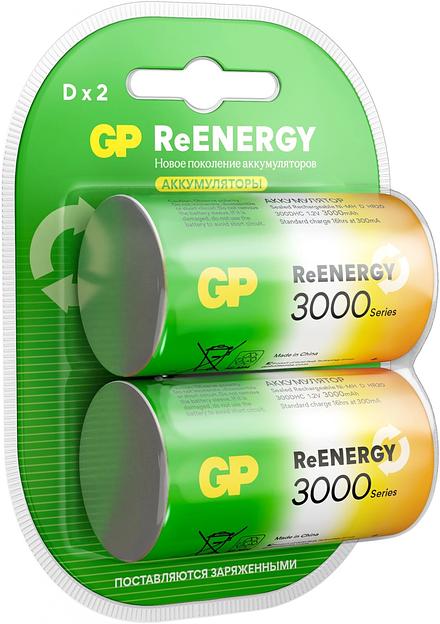 Аккумулятор GP 300DHC D NiMH 3000mAh (4шт) фото 2