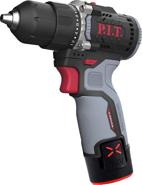 Дрель-шуруповерт P.I.T. PBM12K-10B/1 аккум. патрон:быстрозажимной фото 1