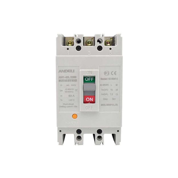 Автоматический выключатель  ANDELI  AM1-63L 3P 63A фото 1