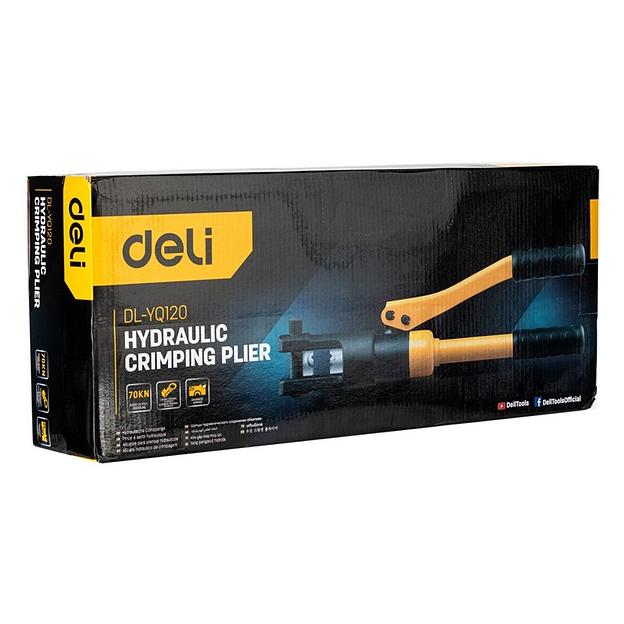 Инструмент обжимной Deli Ручной пресс (кримпер) гидравлический Deli DL-YQ120 фото 5