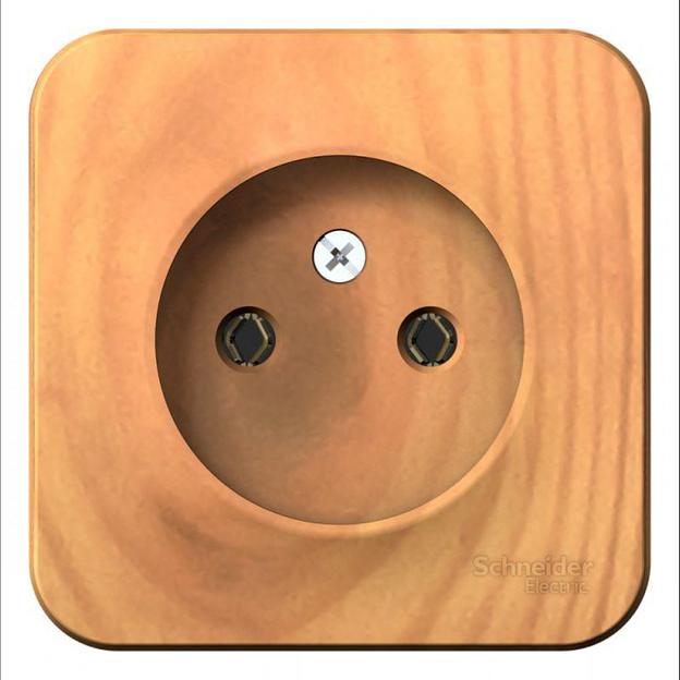 Systeme electric BLNRA000115 BLANCA О/У РОЗЕТКА без заземления без шторок ИЗОЛ.ПЛ., 16А, 250В, ЯСЕНЬ фото 1