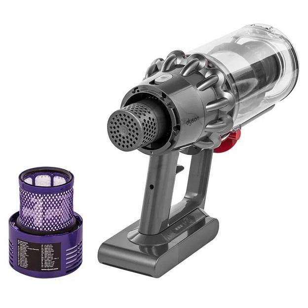Вертикальный беспроводной пылесос Dyson Cyclone V10 Absolute SV27 2023 EU, Nickel/Copp, цвет:никель/медный фото 3