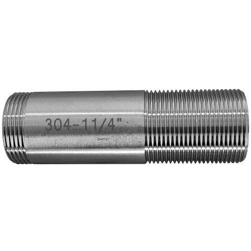 Сгон резьбовой нержавеющий AISI304, DN32 фото 2