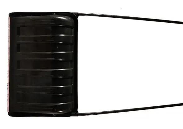 Скрепер пластиковый средний 700х465 мм с металлической планкой, арт.СНЕГ-04.40 ОПТ фото 1