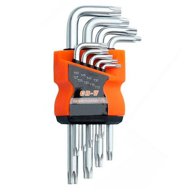 Набор Коротких Ключей TORX Sansheng 9 Шт Ss-9pc-Torx-Short фото 1