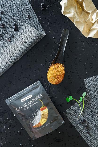 Сухая аджика (абхазская соль) Adjika Family 50 г, опт фото 2