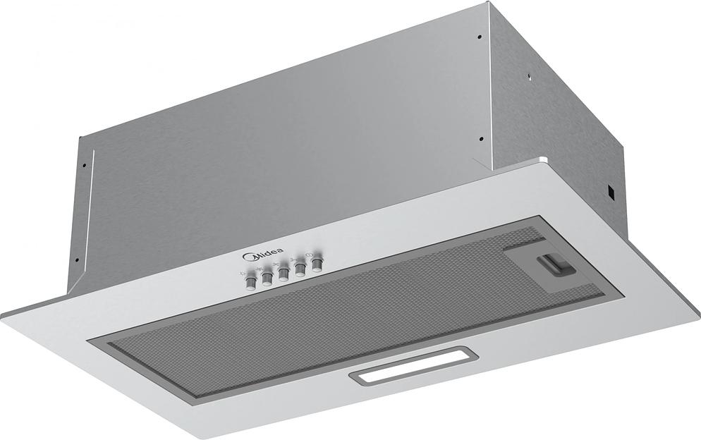 Вытяжка встраиваемая Midea MH60I301X нержавеющая сталь управление: механическое (1 мотор) фото 1