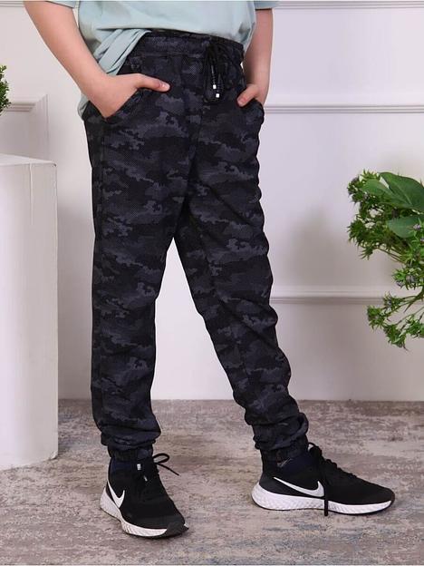 Джоггеры «Милитари» серый опт фото 5