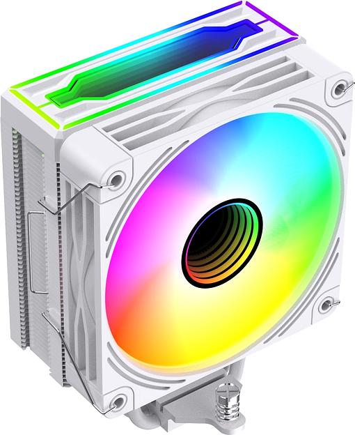 Устройство охлаждения(кулер) Bloody BD-AC205-ARGB1 ARGB Soc-AM5/AM4/1151/1200/2066/1700 белый 4-pin 14-26dB Al+Cu LCD 205W 513gr Ret (BD-AC205-ARGB1-WH) фото 2
