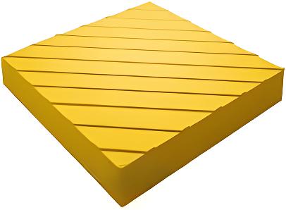 Тактильная плитка для улицы 300х300 поворот ОПТ фото 1