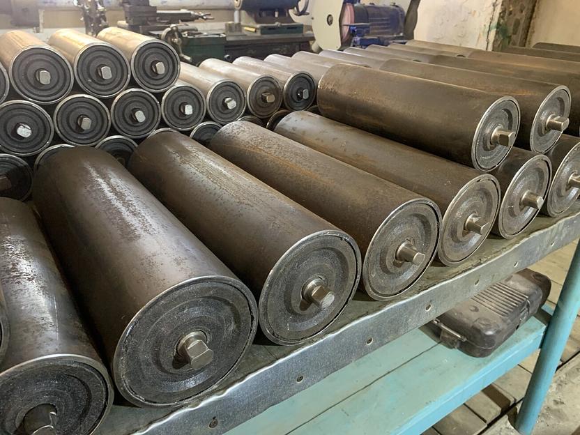 Конвейерные ролики усиленные, диаметр 127, длина 380 мм фото 1