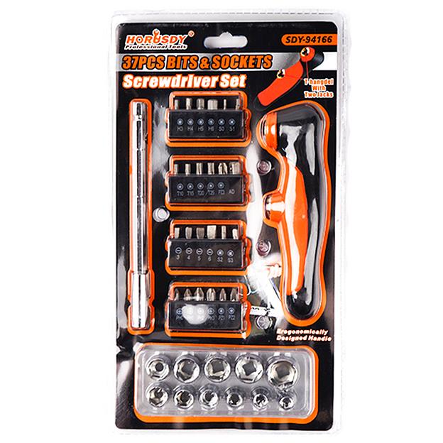 Набор Бит и рукоятки (37 шт) Horusdy SDY-94166 фото 1